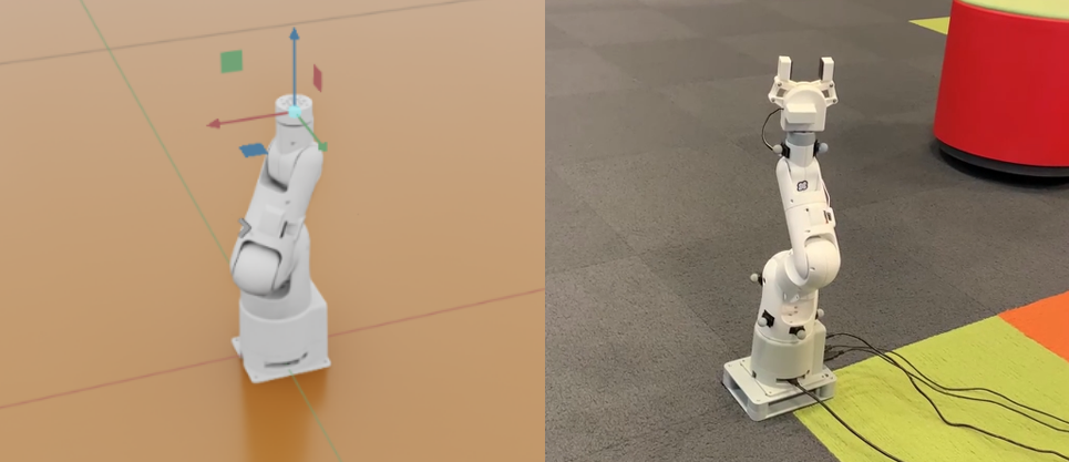 VR enabled Robotic Digital Twins